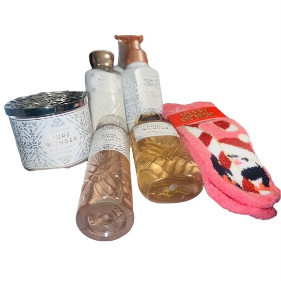 Limited Edition Bath and Body Works Iridescent Pure Wonder Tote Bag Gift Set - Picture 4 of 14